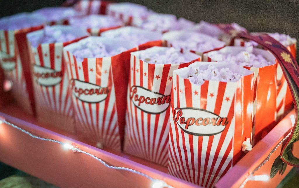 Rows of popcorn boxes