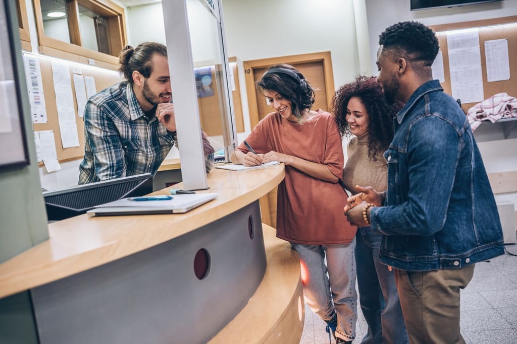 PTO members preparing to open bank account