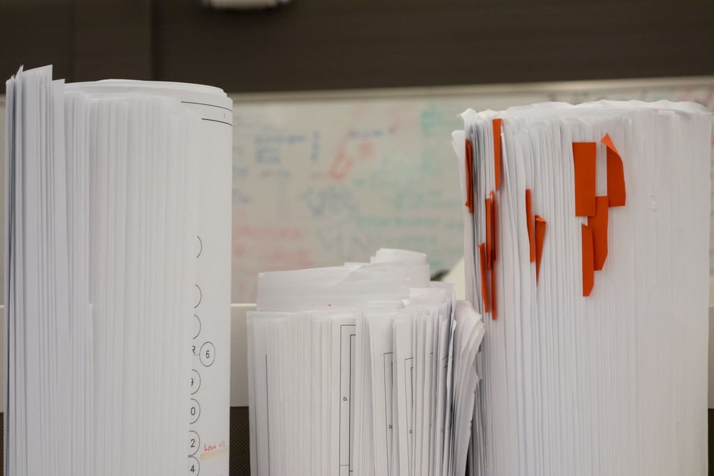Paperwork representing PTO details required for nonprofit registration and tax-exempt status